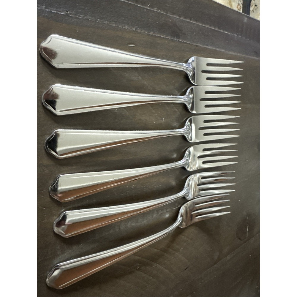 WALCO Pacific Rim 7" Forks Stainless‎ Steel USA -6 Forks